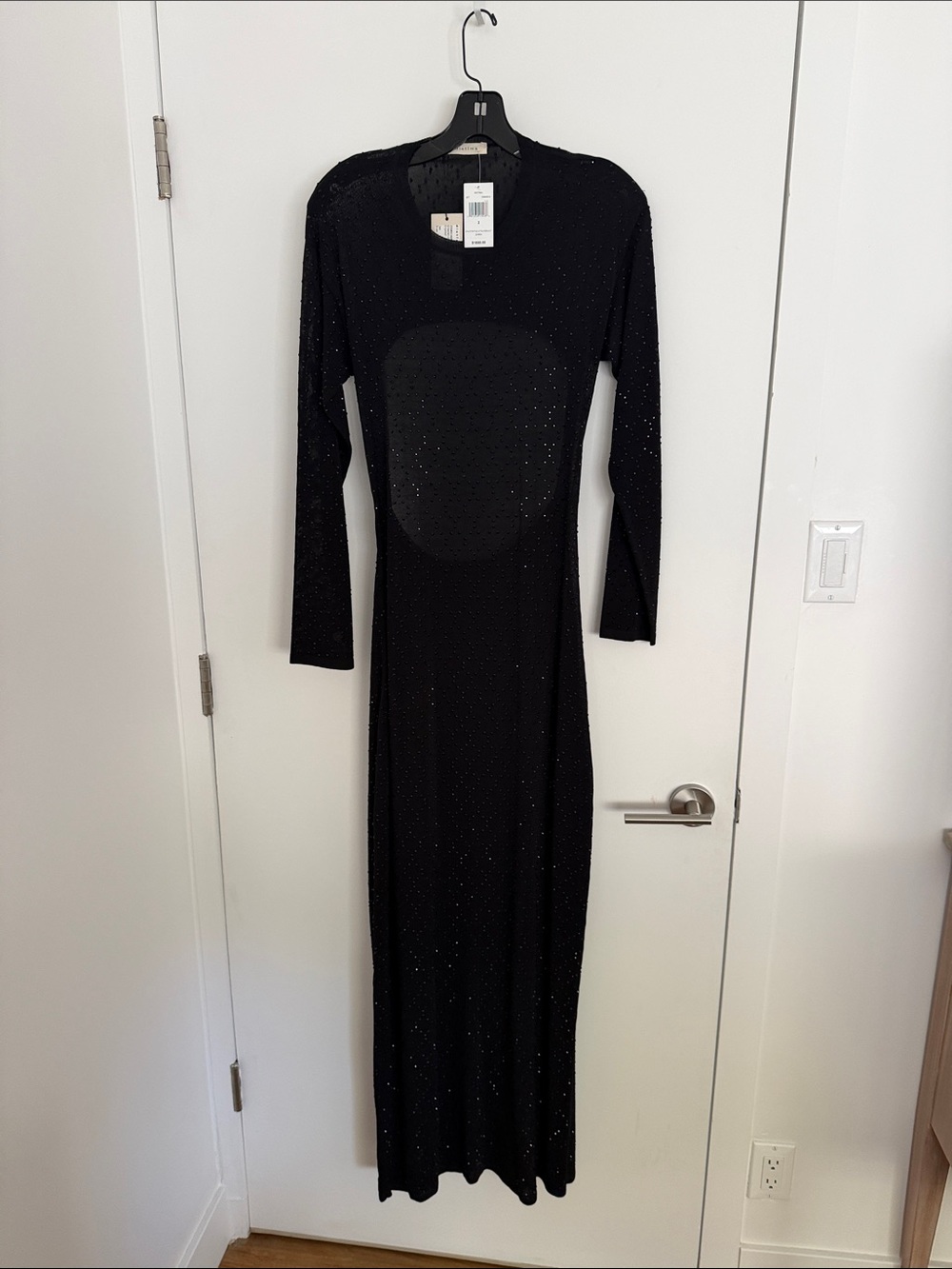 Diorama Greenwich Beaded Crystal Backless Dress - NWT - SZ 2 (6/8)